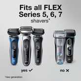 Braun Series 7 New Generation Electric Shaver 73s Replacement Head, Compatible with 7020s, 7025s, 7085cc, 7027cs, 7071cc and 7075cc Shavers - Like New